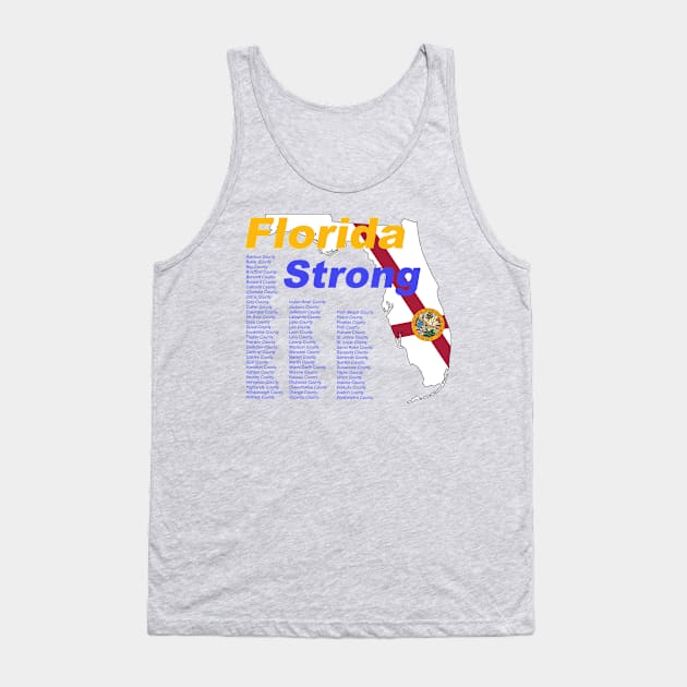 Florida Strong Tank Top by CreativePhil